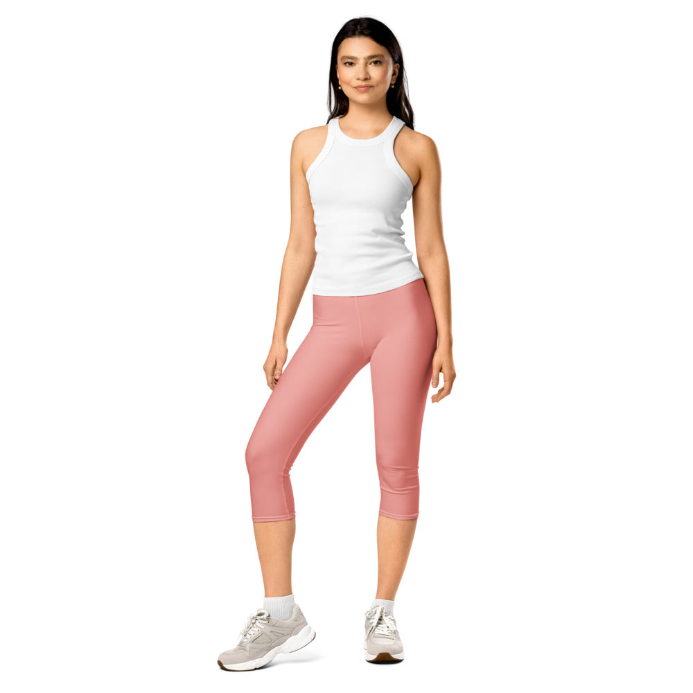 Solid leggings front view | GearBunch