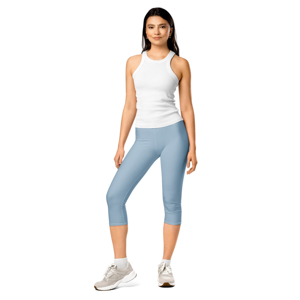 Solid leggings front view | GearBunch