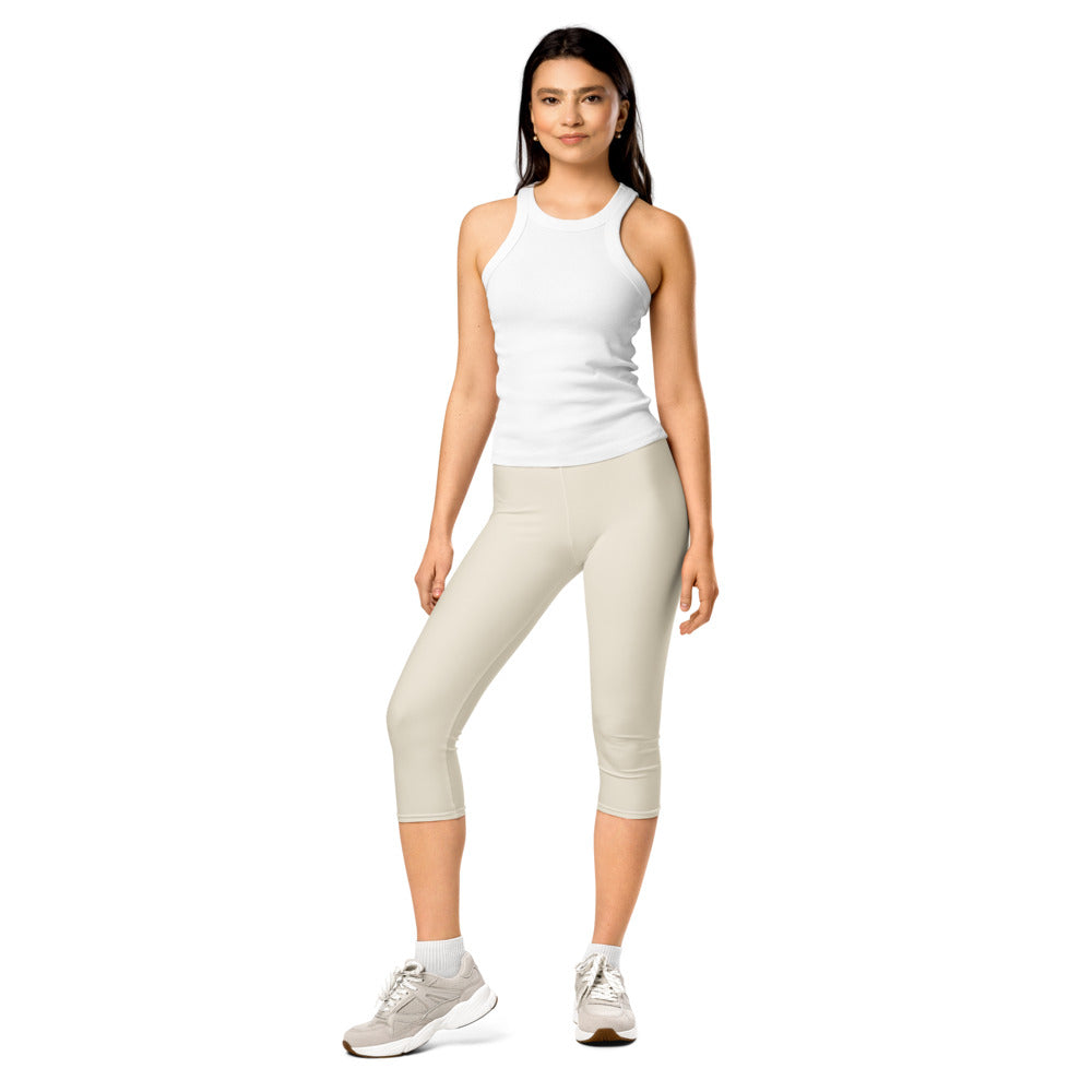 Solid leggings front view | GearBunch