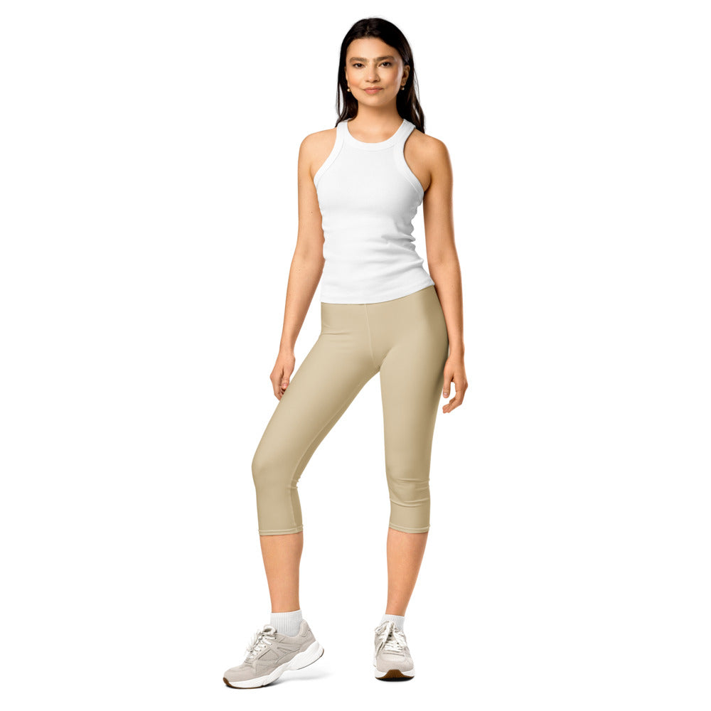 Solid leggings front view | GearBunch