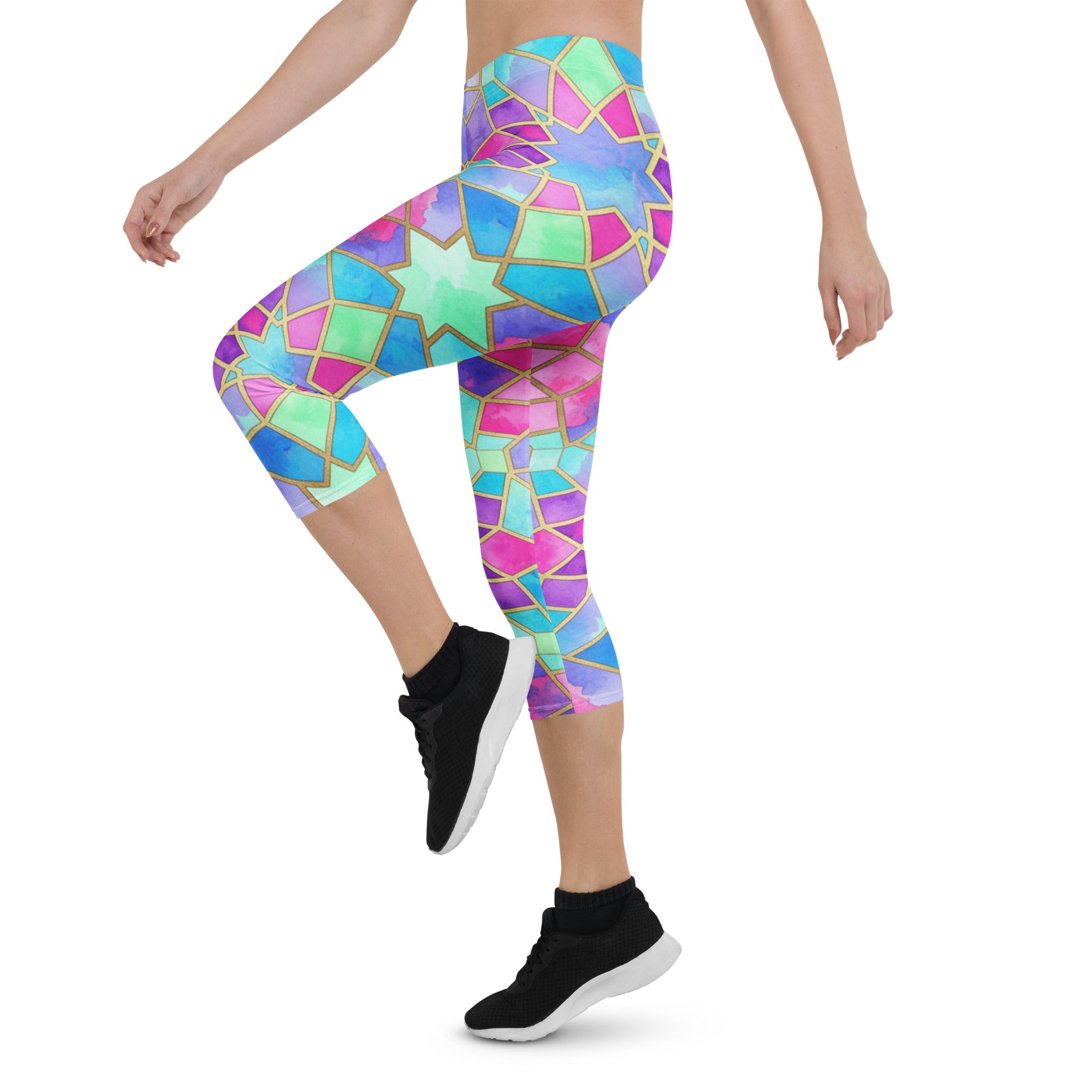 Violet Dream Capri Leggings | GearBunch