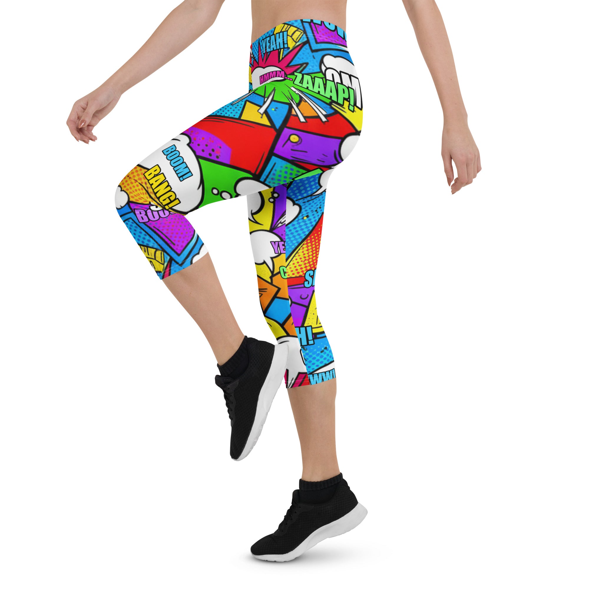 Comic Hero Capri Leggings | GearBunch