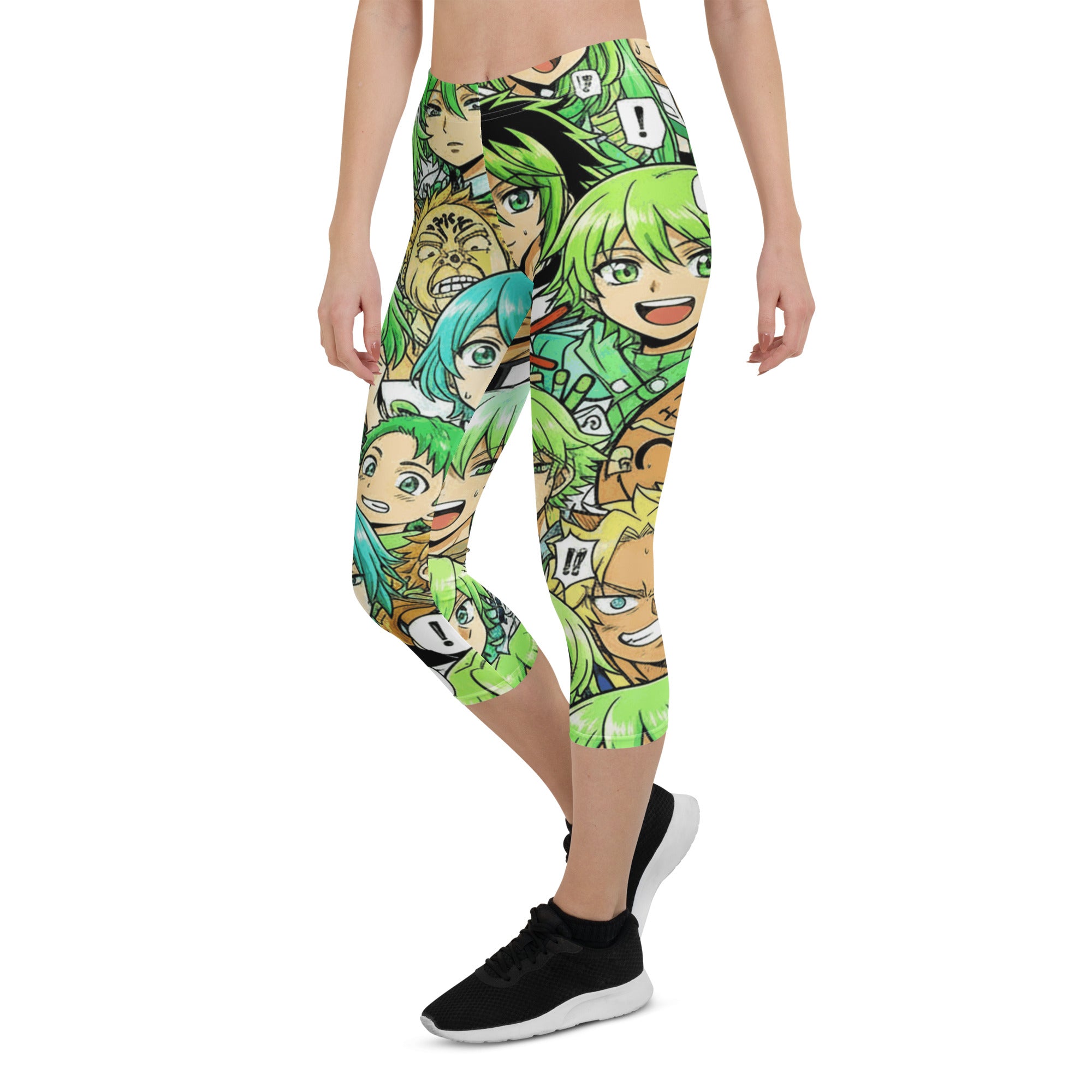 Anime Forest Spirit Capri Leggings | GearBunch