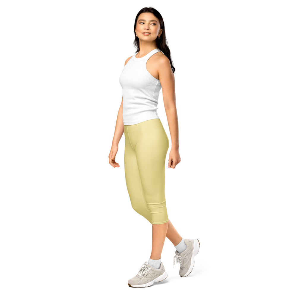 Solid leggings left front view | GearBunch