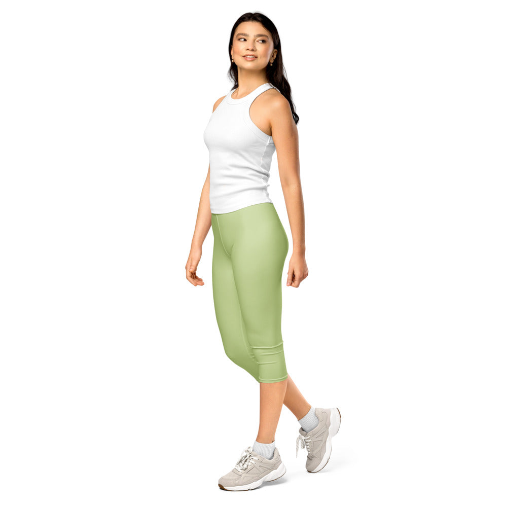 Solid leggings left front view | GearBunch
