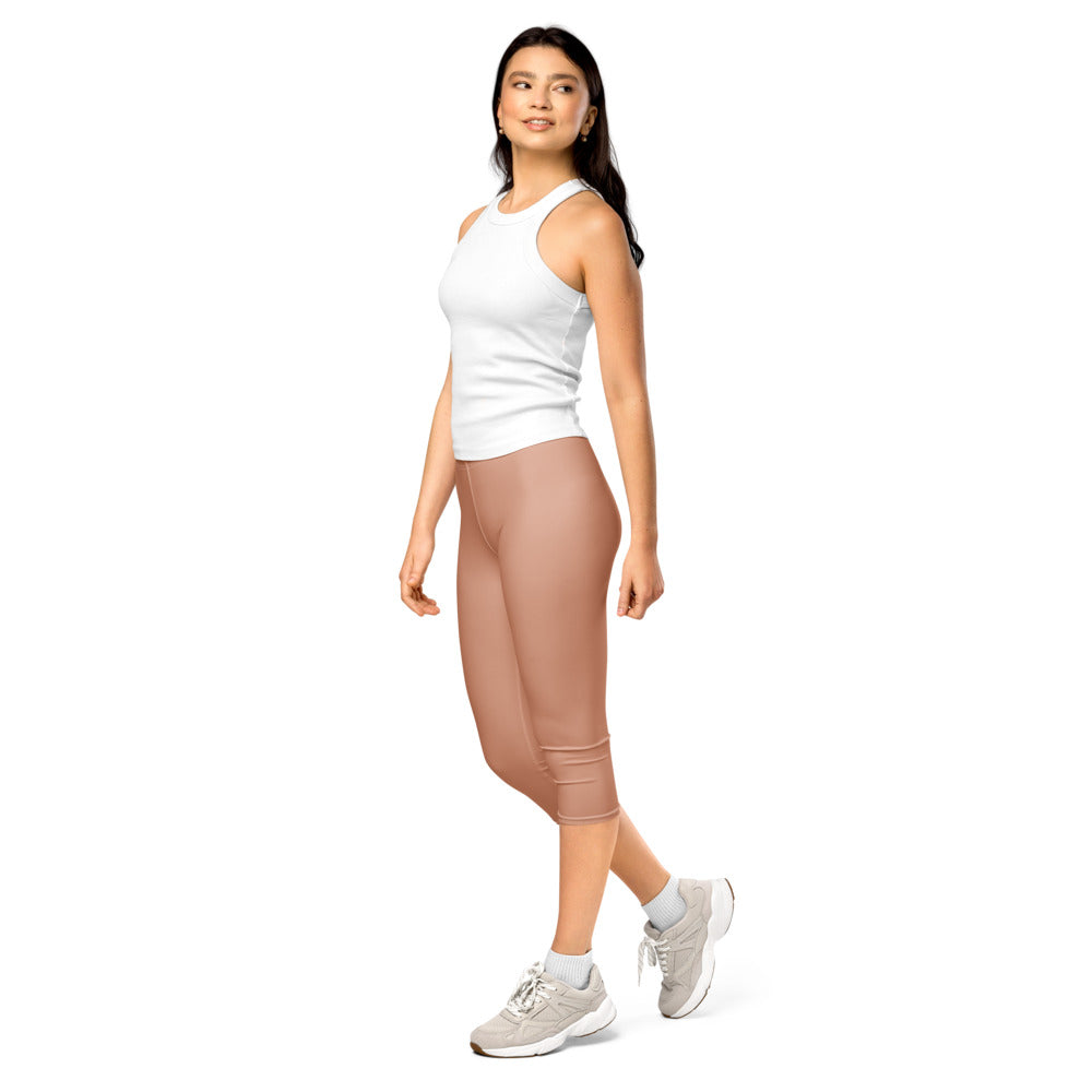 Solid leggings left front view | GearBunch