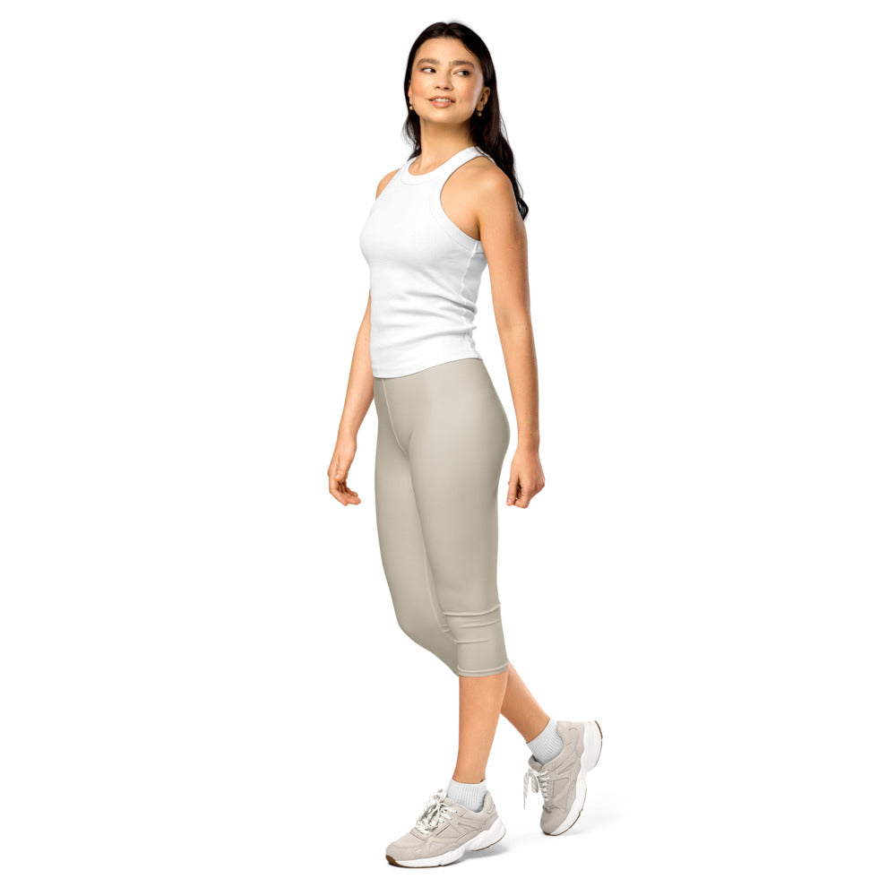 Solid leggings left front view | GearBunch
