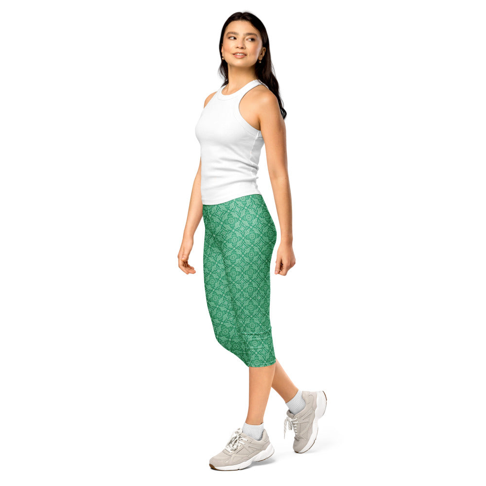 Solid leggings left front view | GearBunch