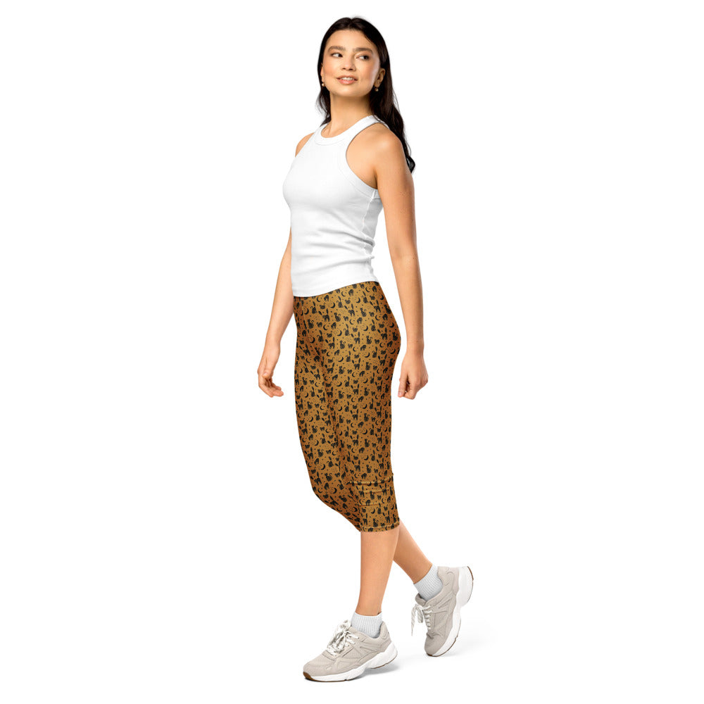 Solid leggings left front view | GearBunch