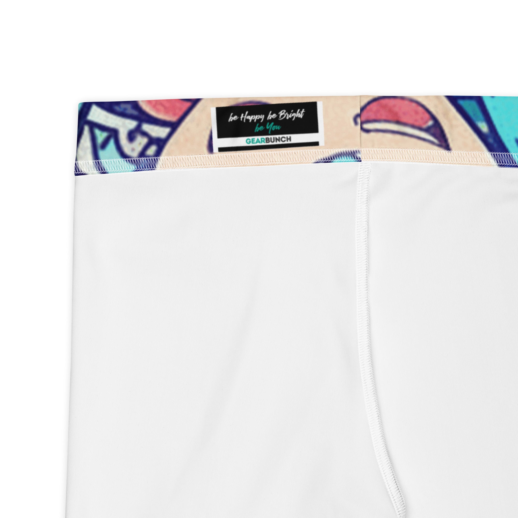 Anime Ocean Wave Capri Leggings | GearBunch