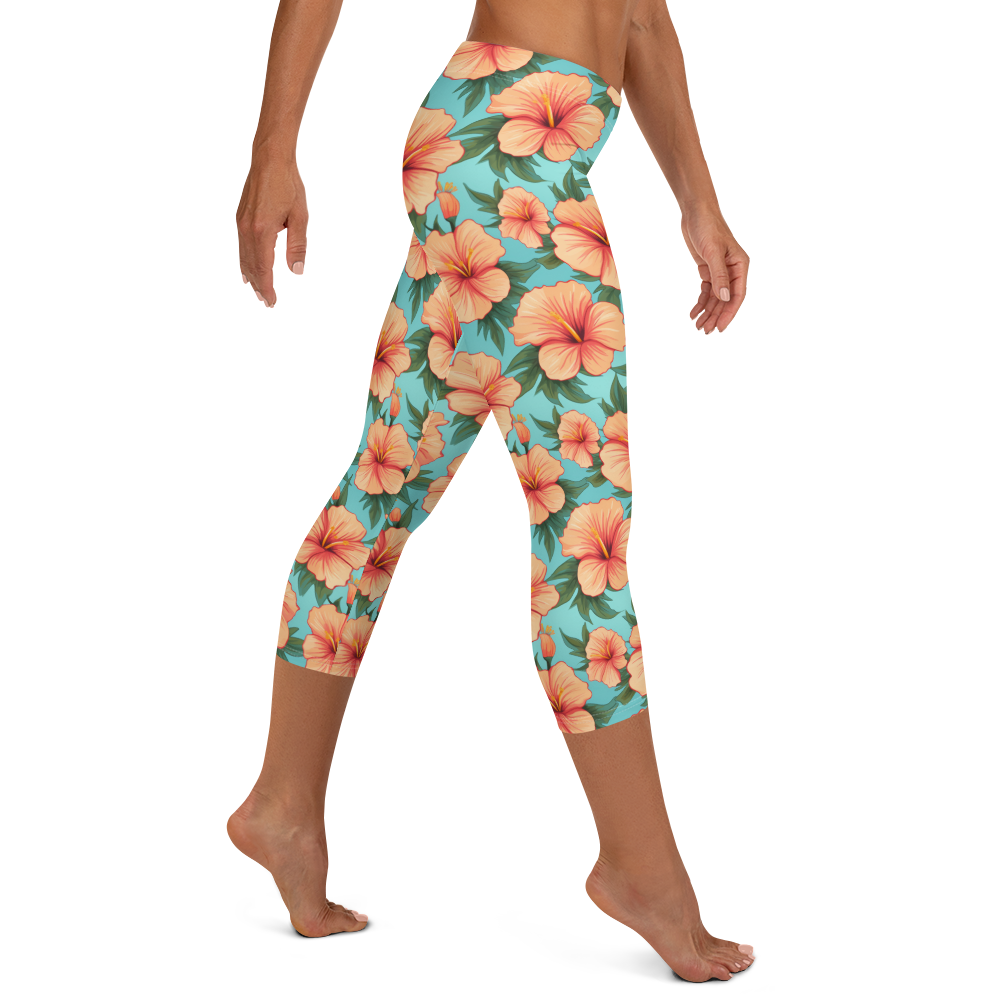 Tropical Hibiscus Capris | GearBunch