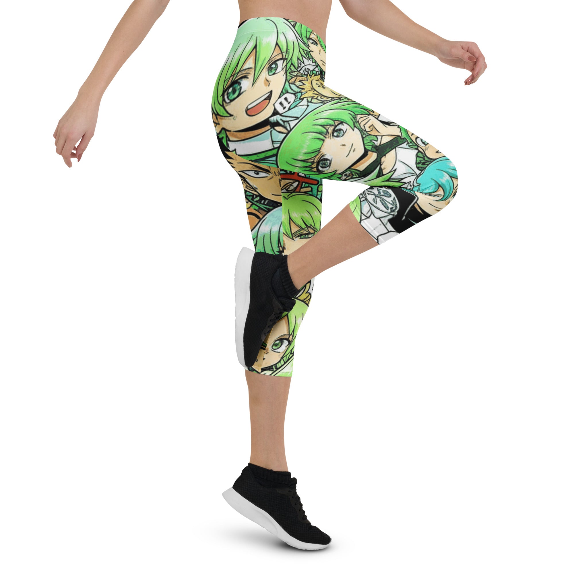 Anime Forest Spirit Capri Leggings | GearBunch