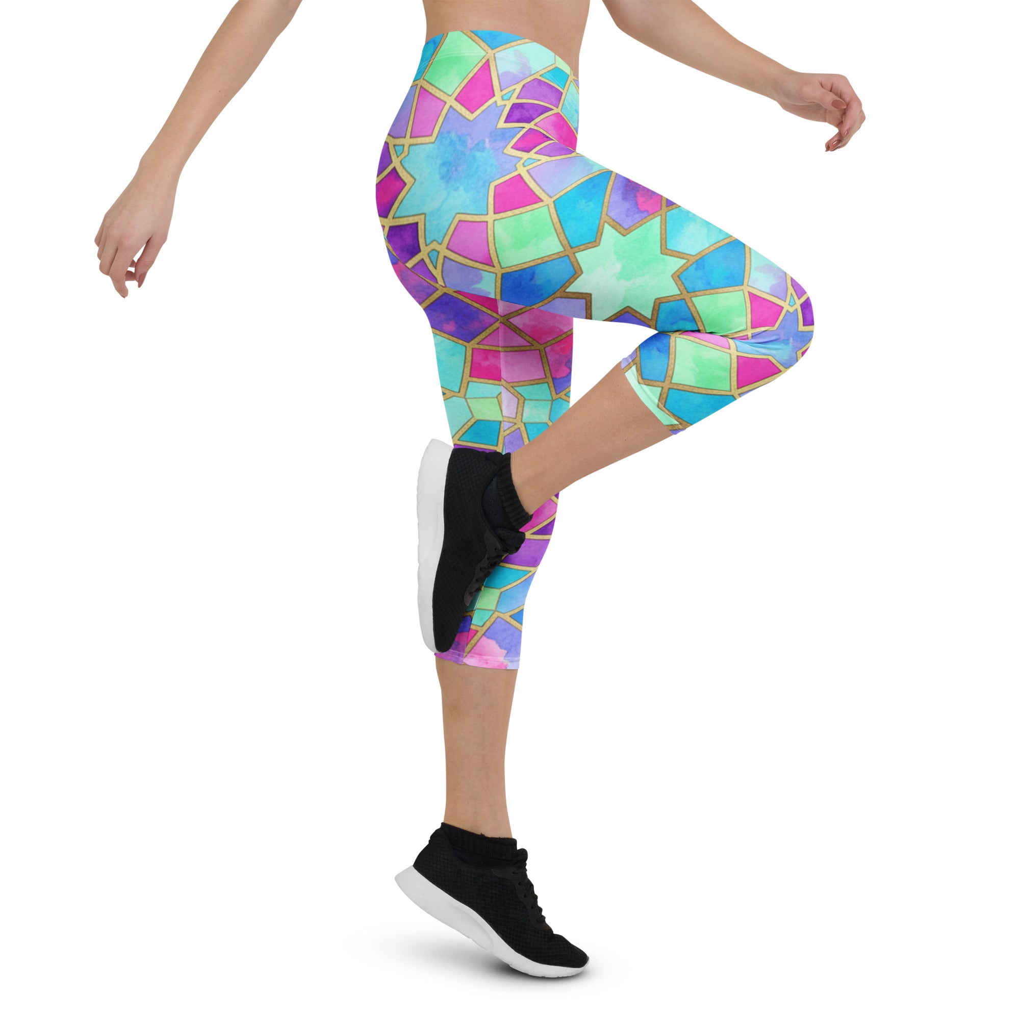 Violet Dream Capri Leggings | GearBunch