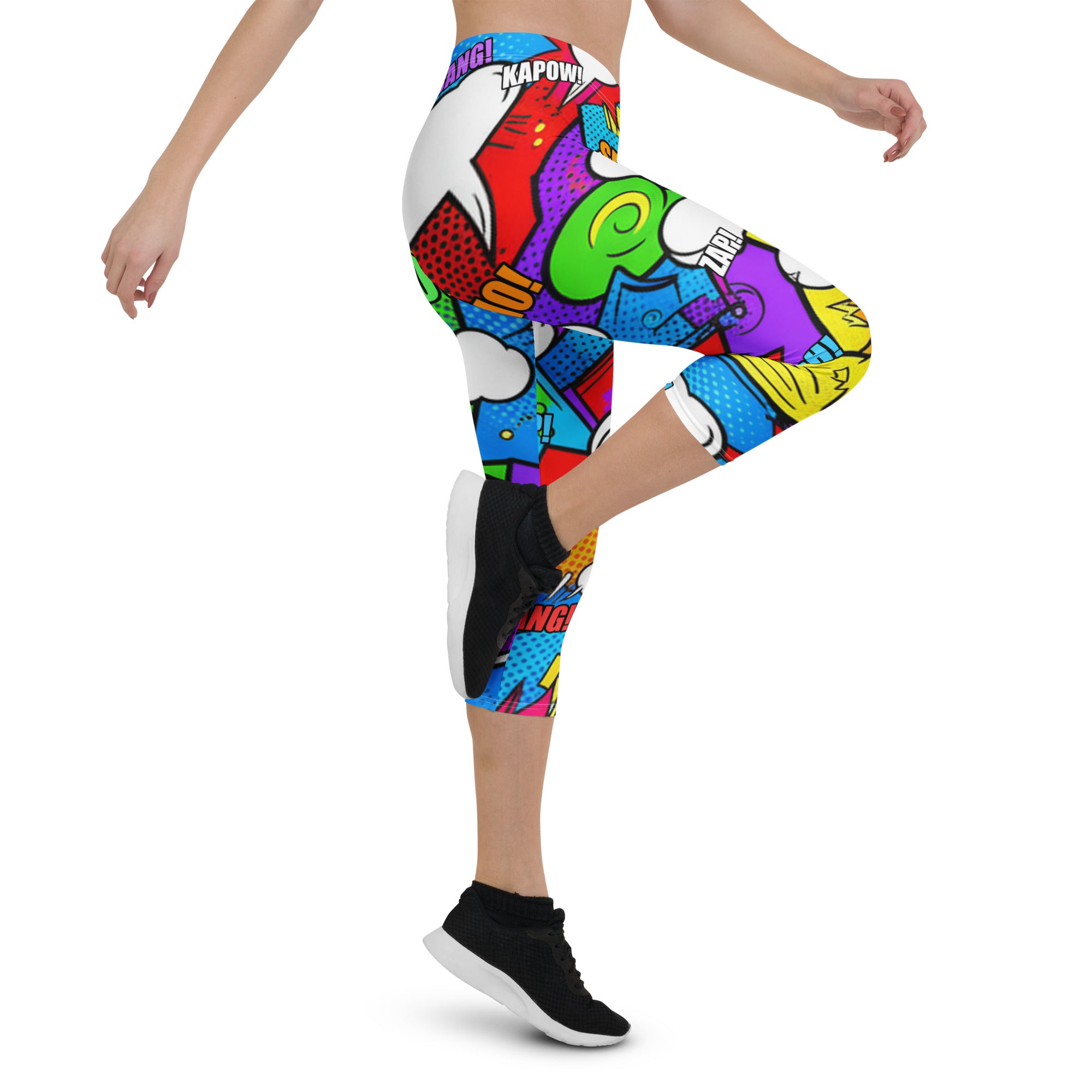 Comic Hero Capri Leggings | GearBunch