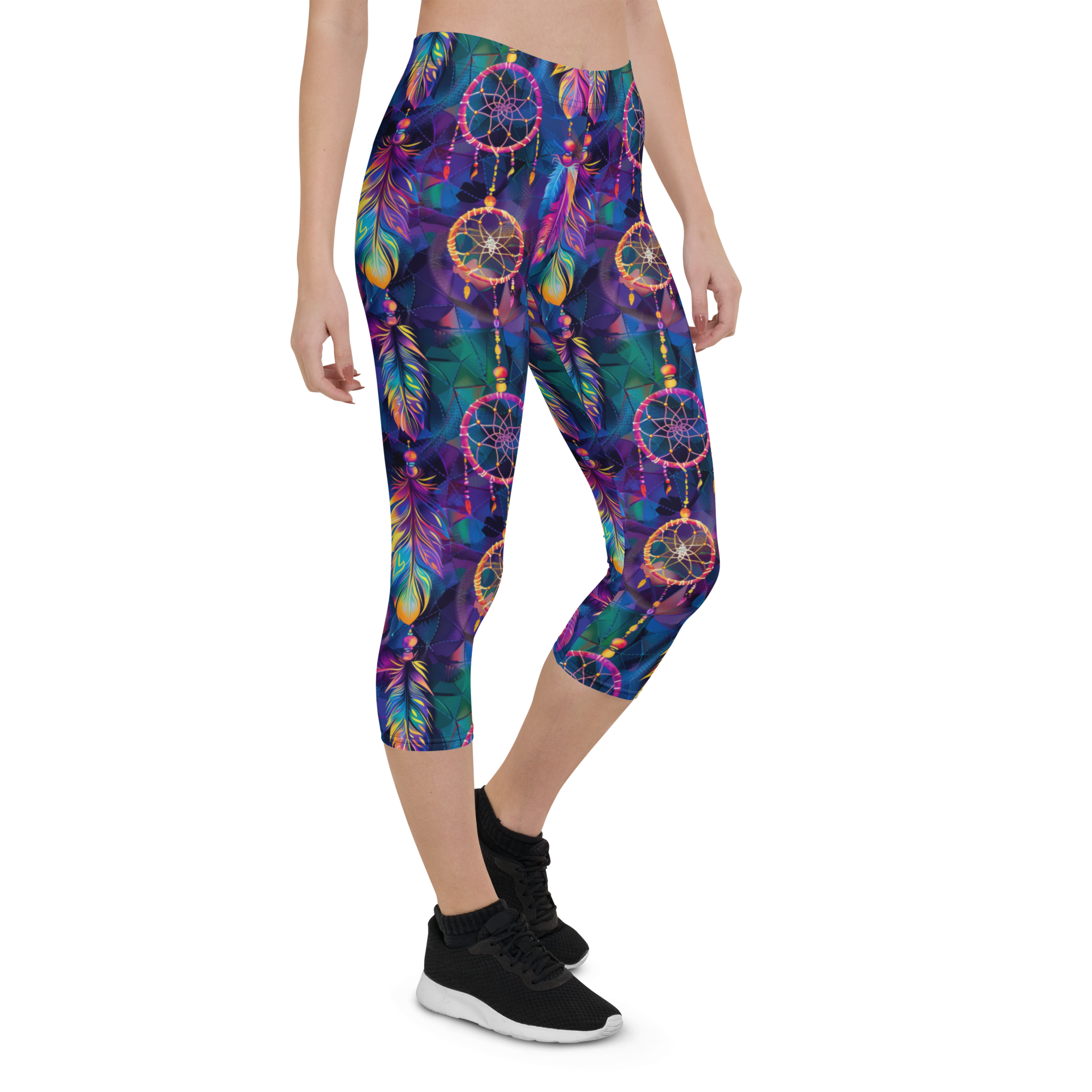 Neon Dreamcatcher Capris | GearBunch