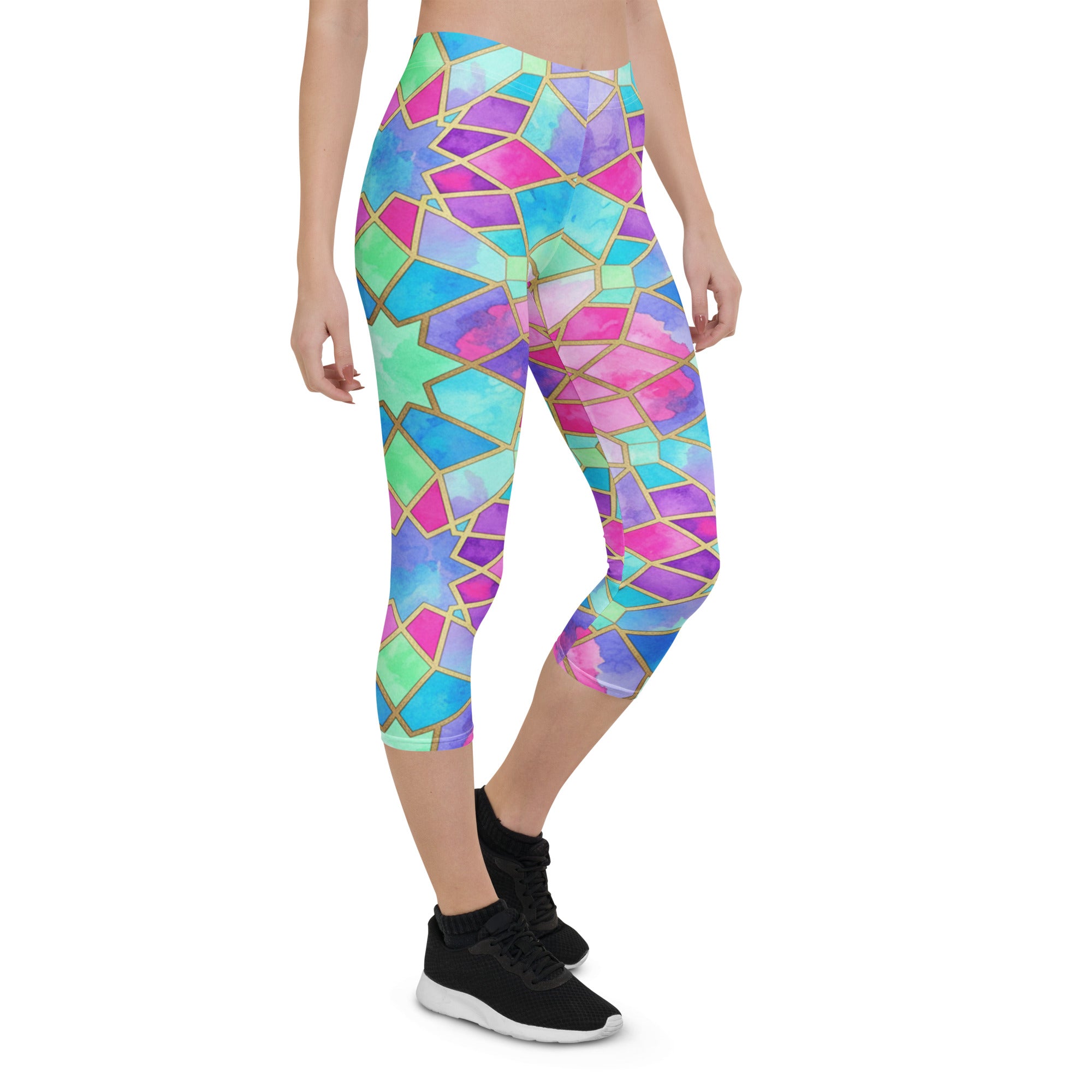 Violet Dream Capri Leggings | GearBunch