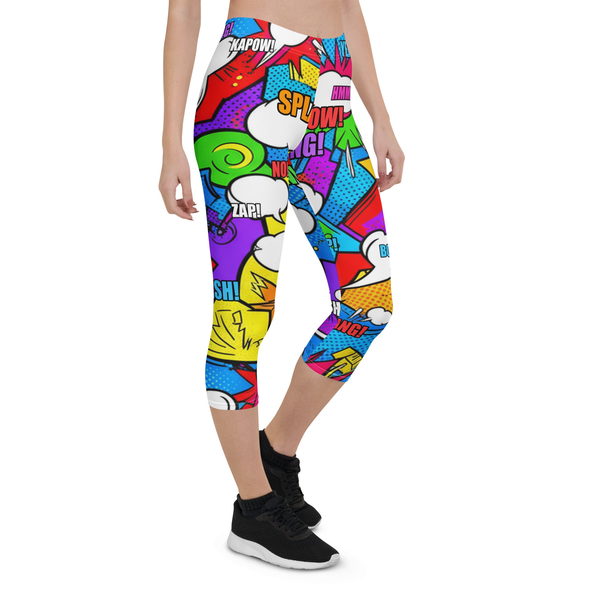 Comic Hero Capri Leggings | GearBunch