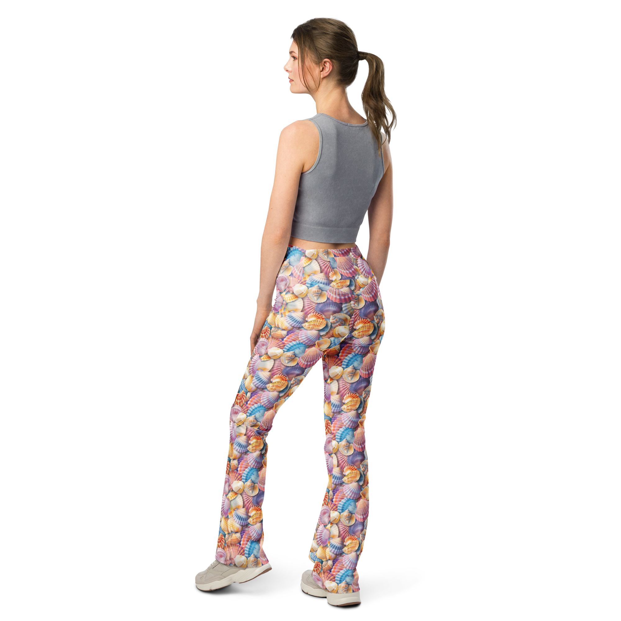 Sea Shell Flare Leggings | GearBunch