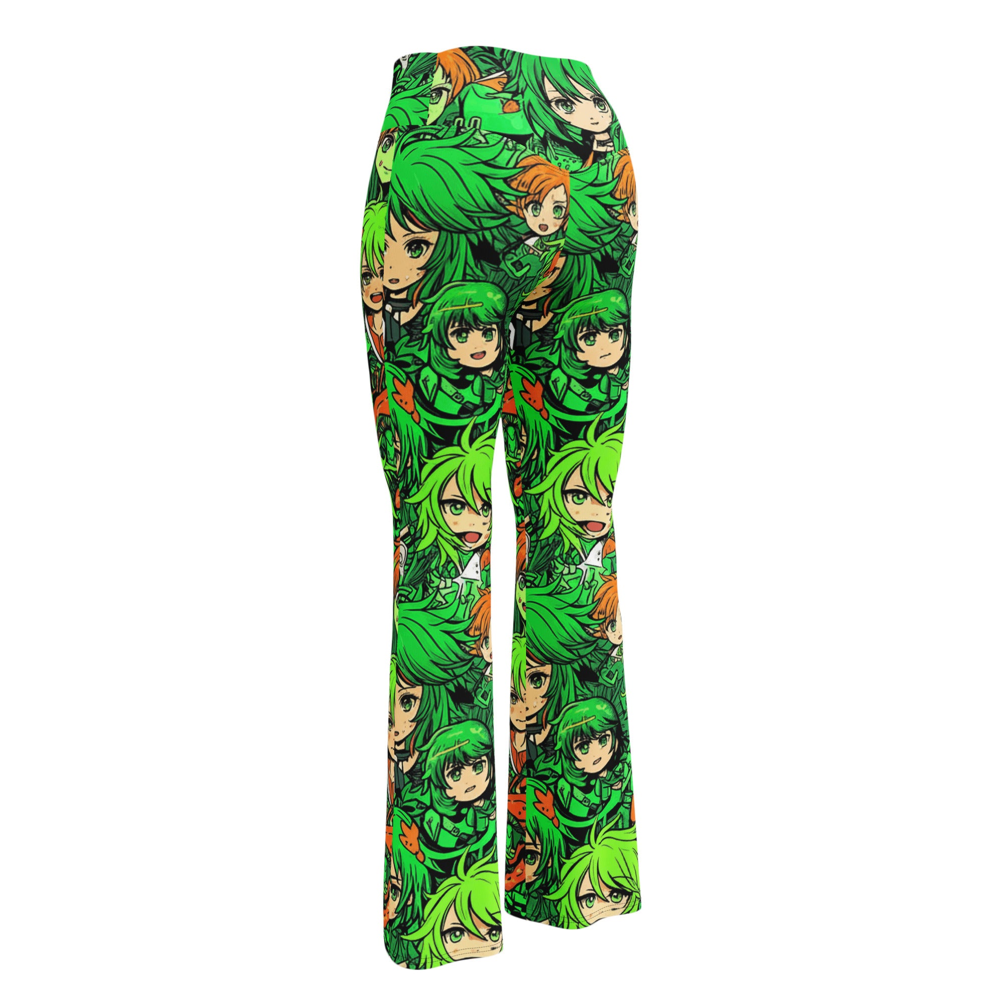 Anime Forest Spirit Flare Leggings | GearBunch