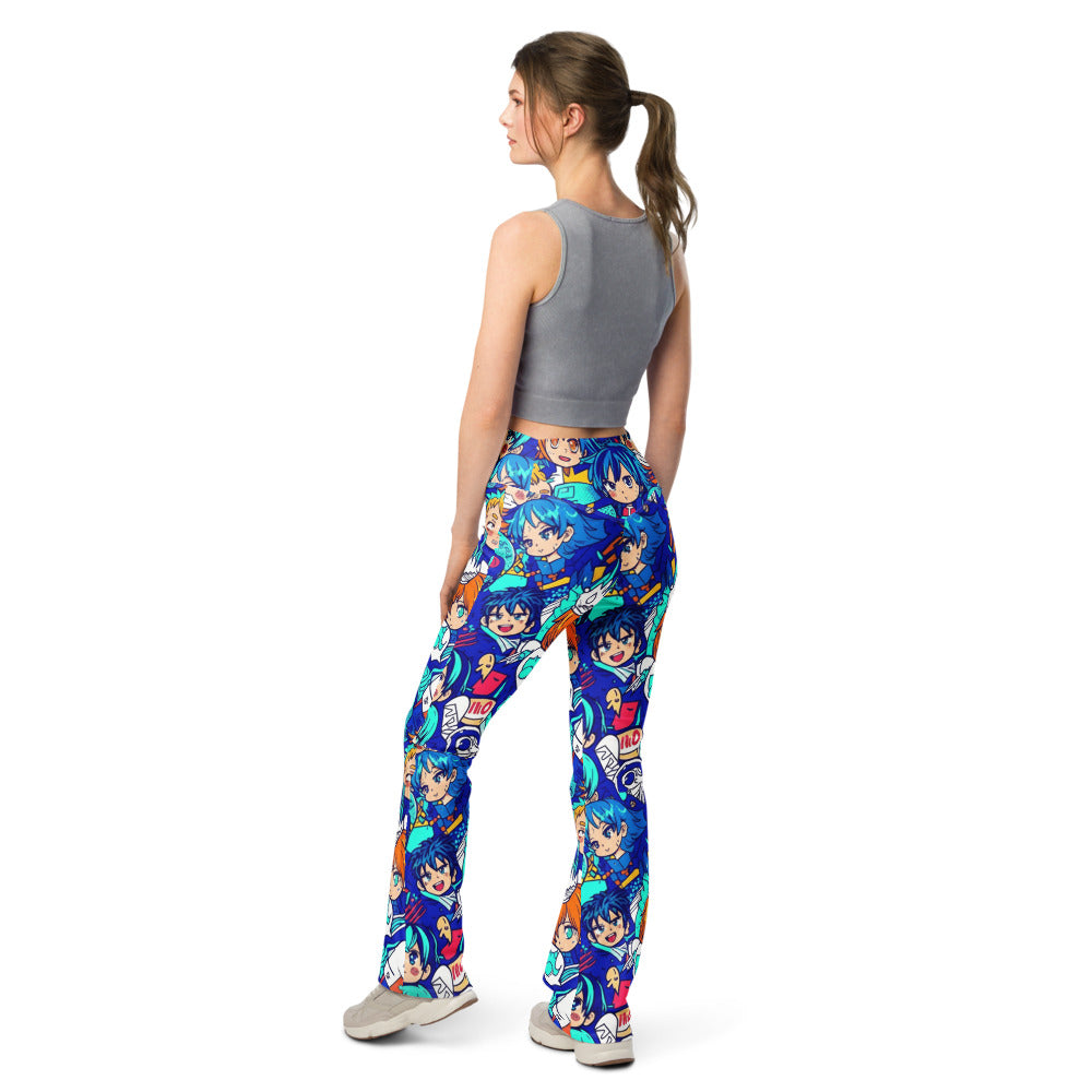 Flare leggings back view | GearBunch
