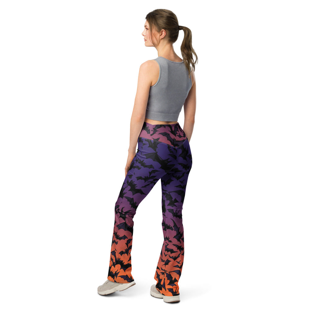 Flare leggings back view | GearBunch