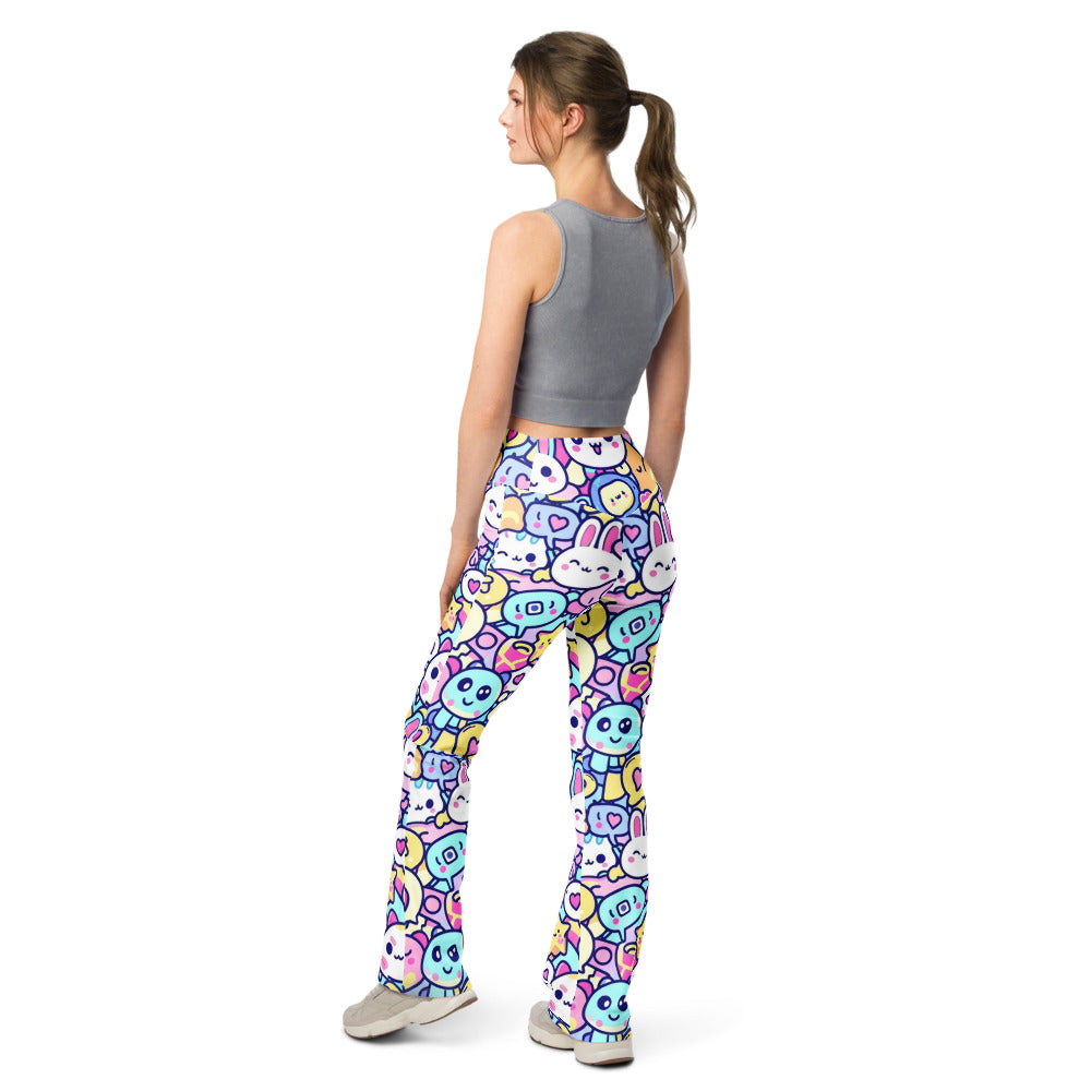 Flare leggings back view | GearBunch