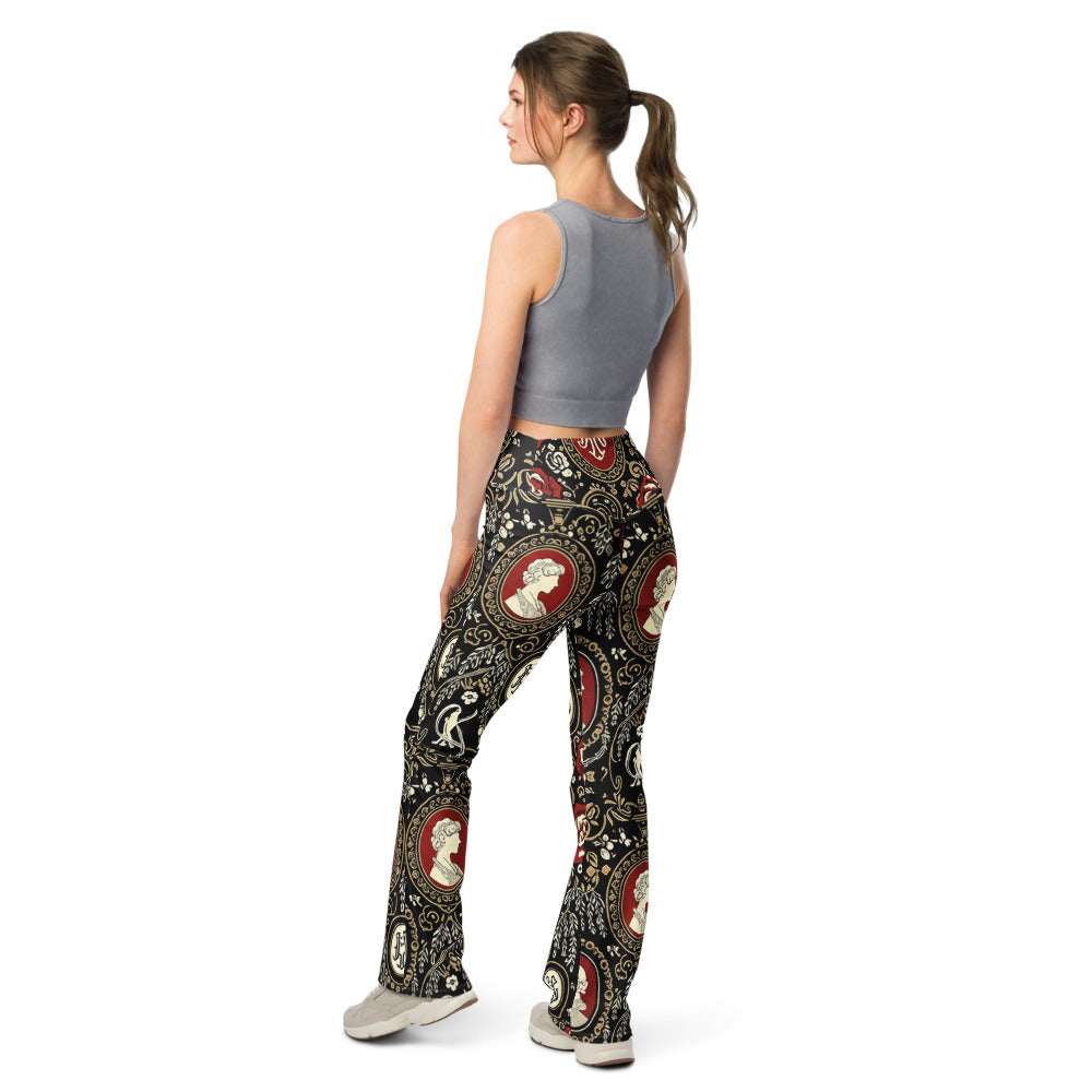 Flare leggings back view | GearBunch