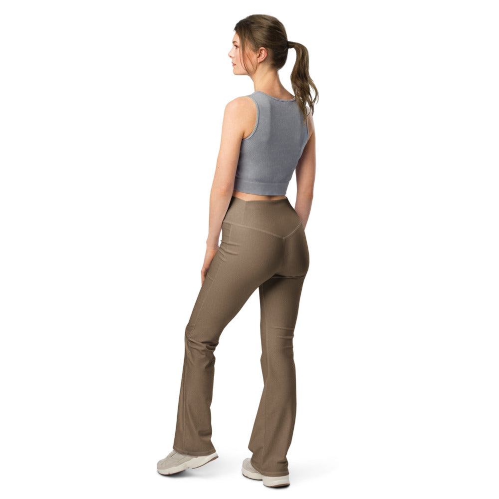 Solid leggings back view | GearBunch