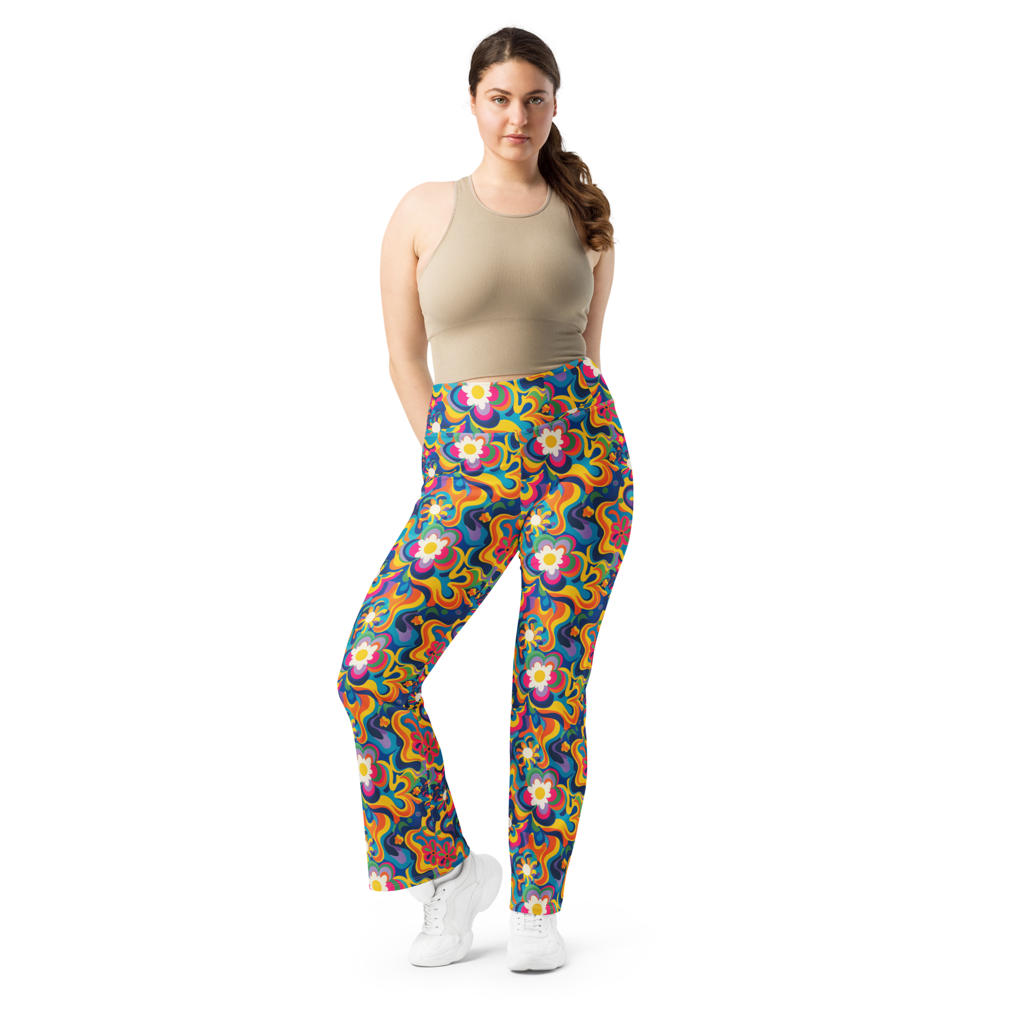 Peace Out Flare Leggings | GearBunch