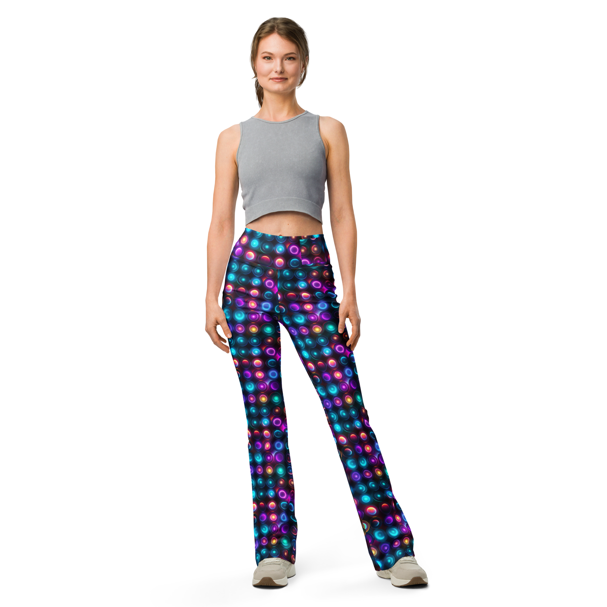 Neon Ball Flare Leggings | GearBunch
