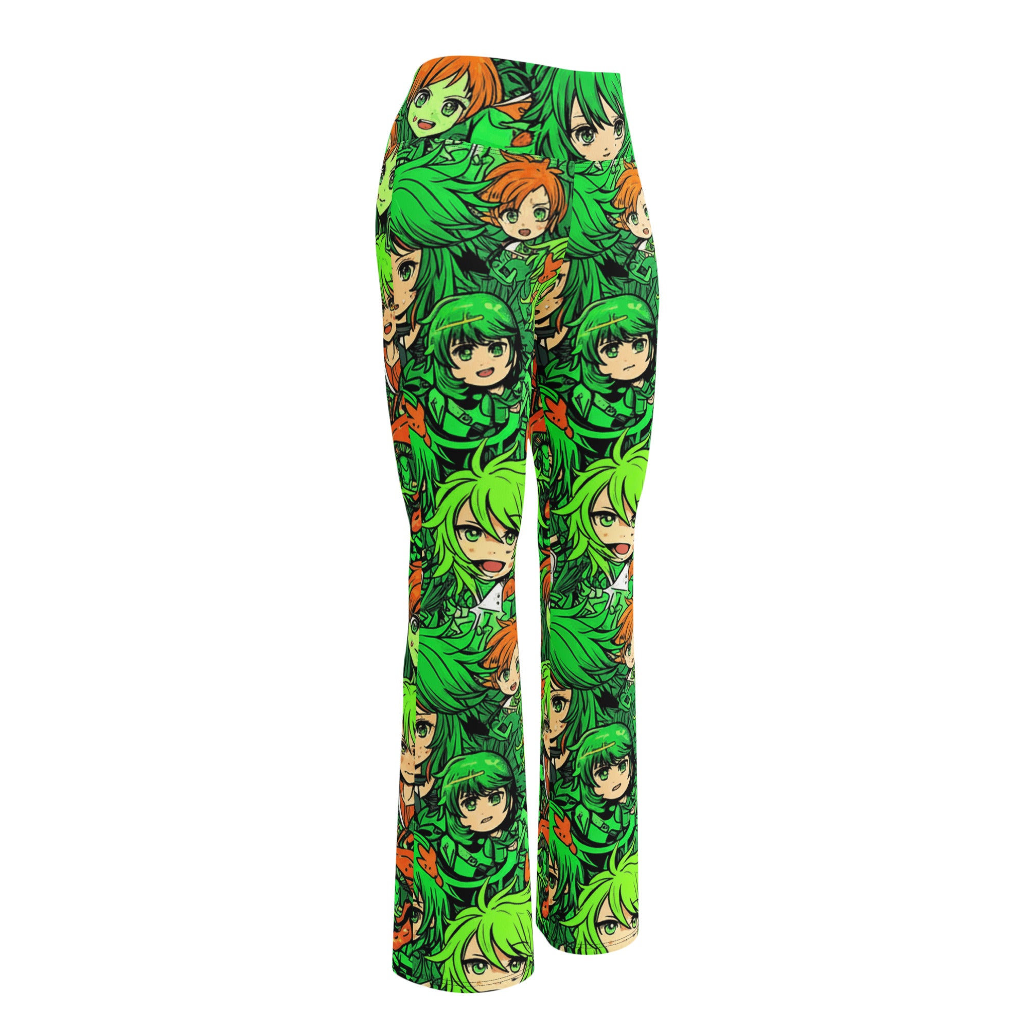 Anime Forest Spirit Flare Leggings | GearBunch