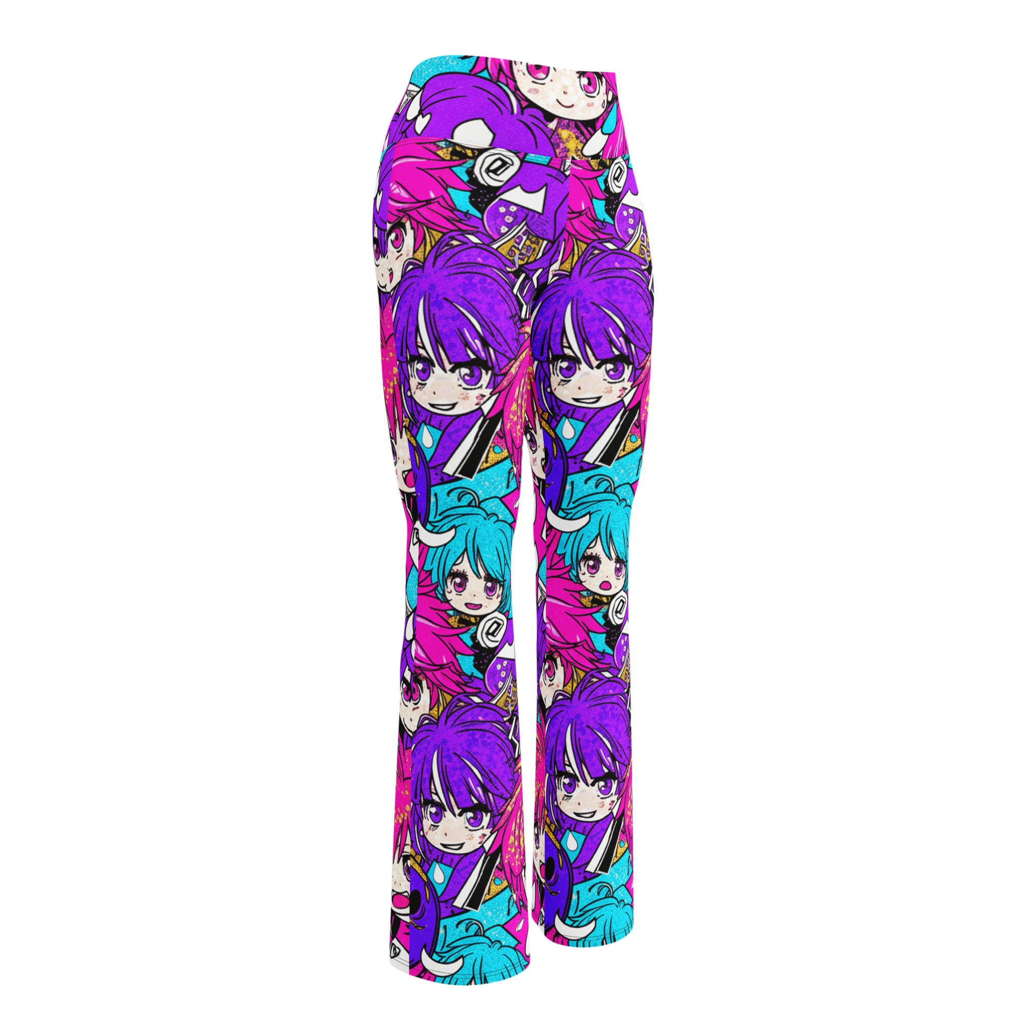 Anime Collage Pop Idol Flare Leggings | GearBunch