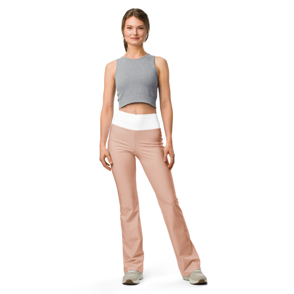 Solid leggings front view | GearBunch