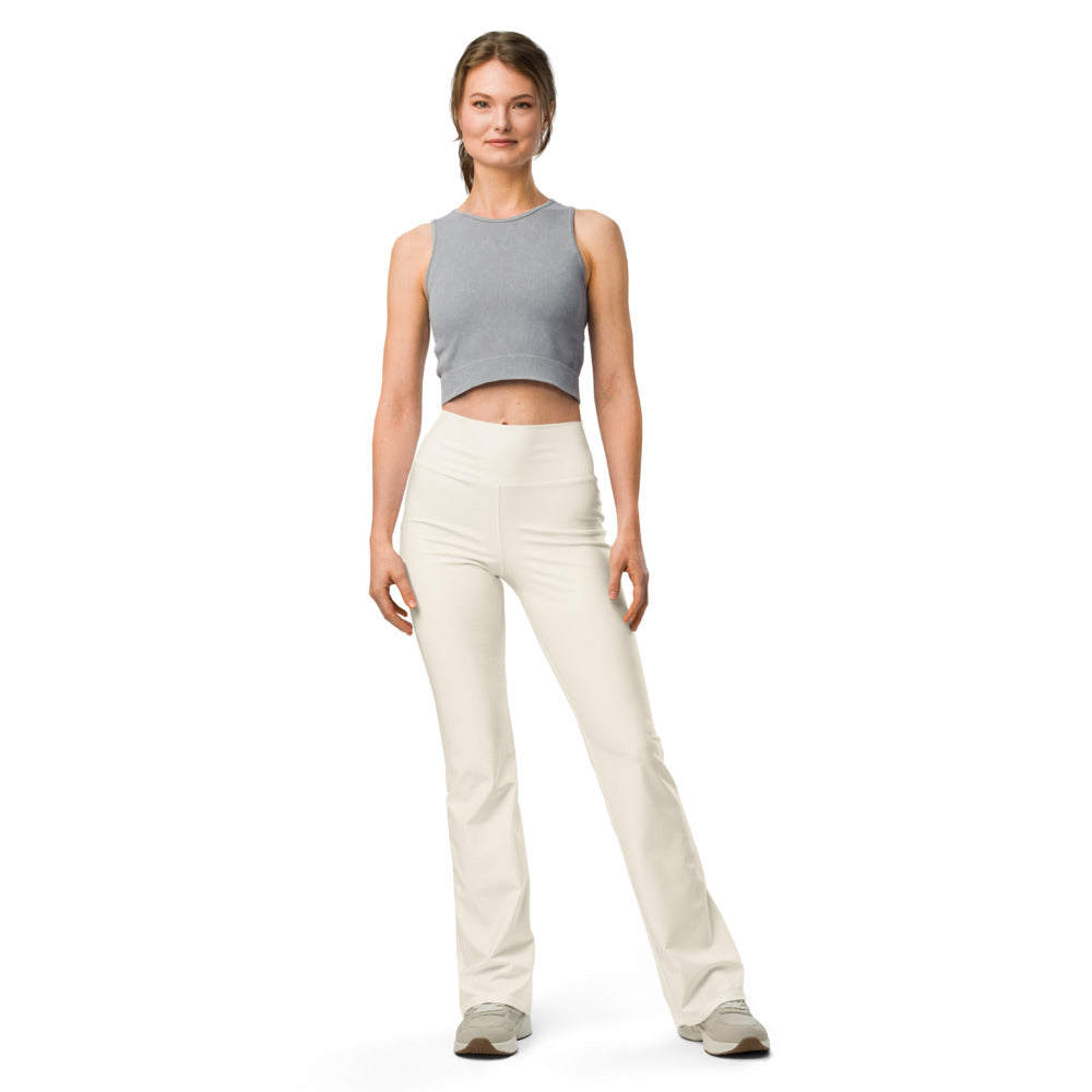 Solid leggings front view | GearBunch