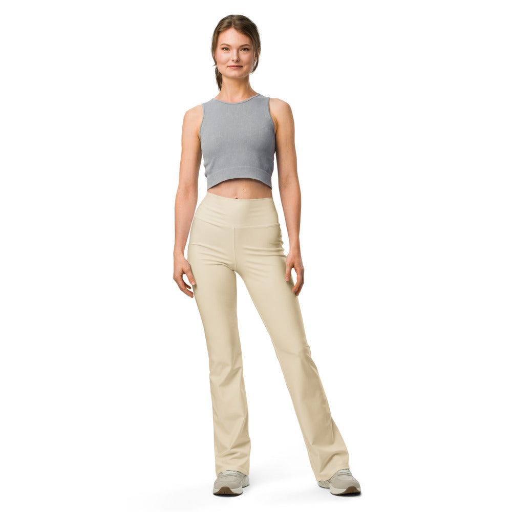 Solid leggings front view | GearBunch