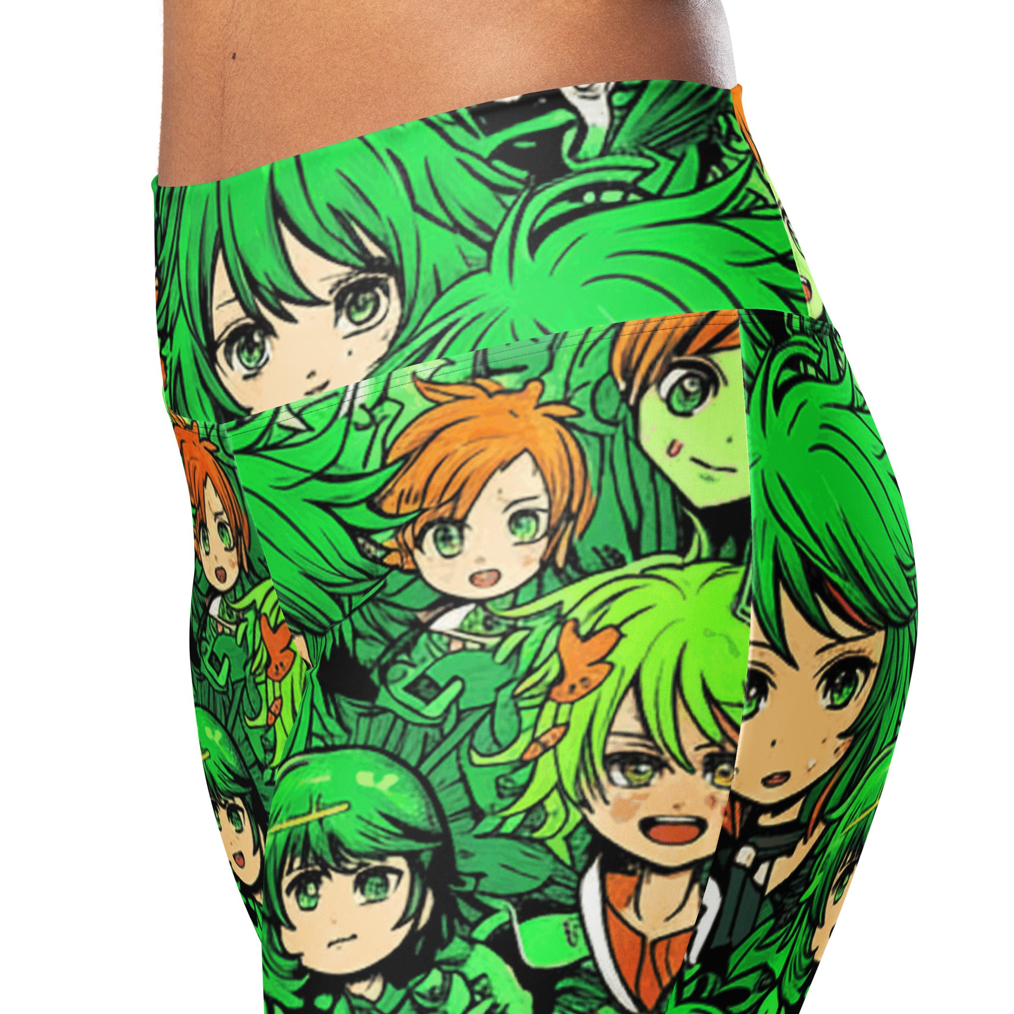 Anime Forest Spirit Flare Leggings | GearBunch