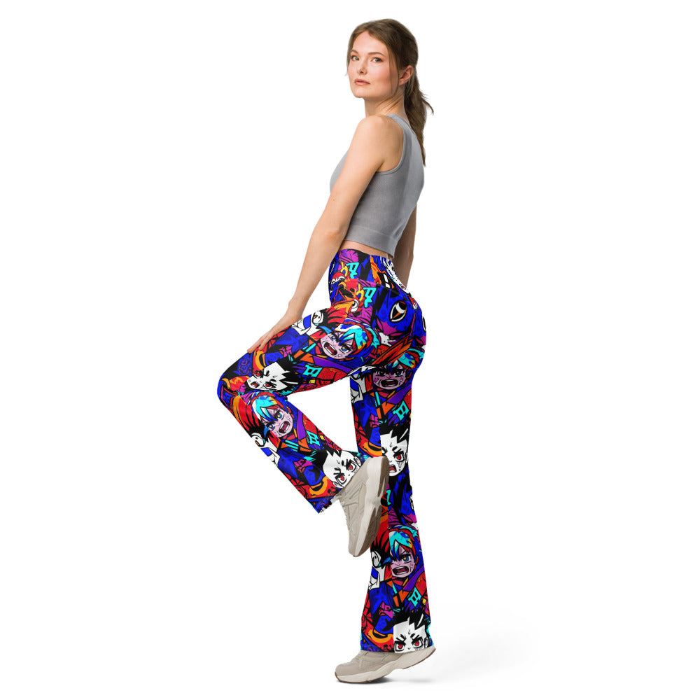 Flare leggings left view | GearBunch