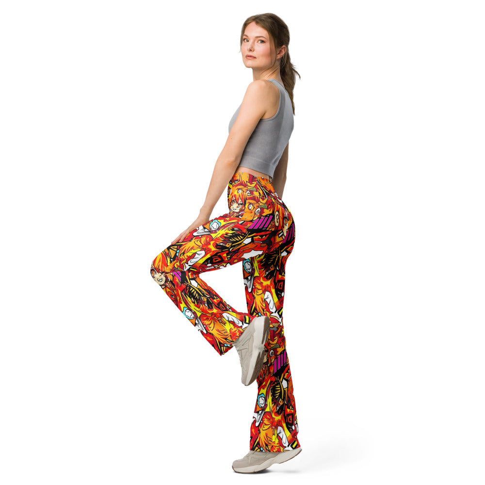 Flare leggings left view | GearBunch