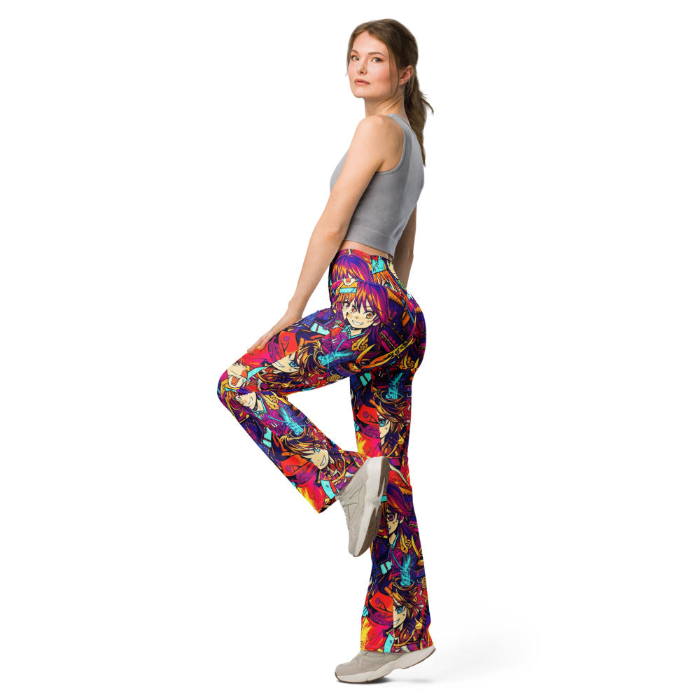 Flare leggings left view | GearBunch