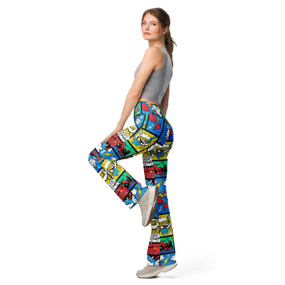 Flare leggings left view | GearBunch