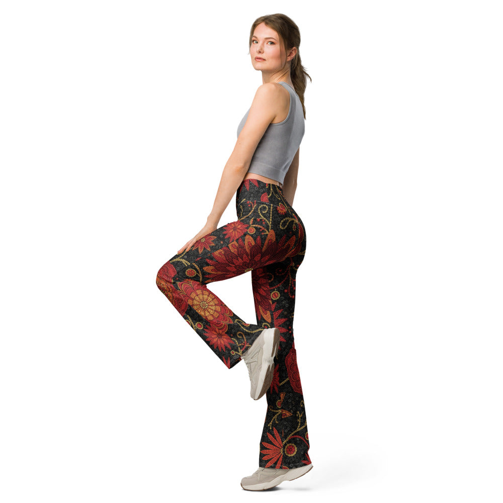 Flare leggings left view | GearBunch