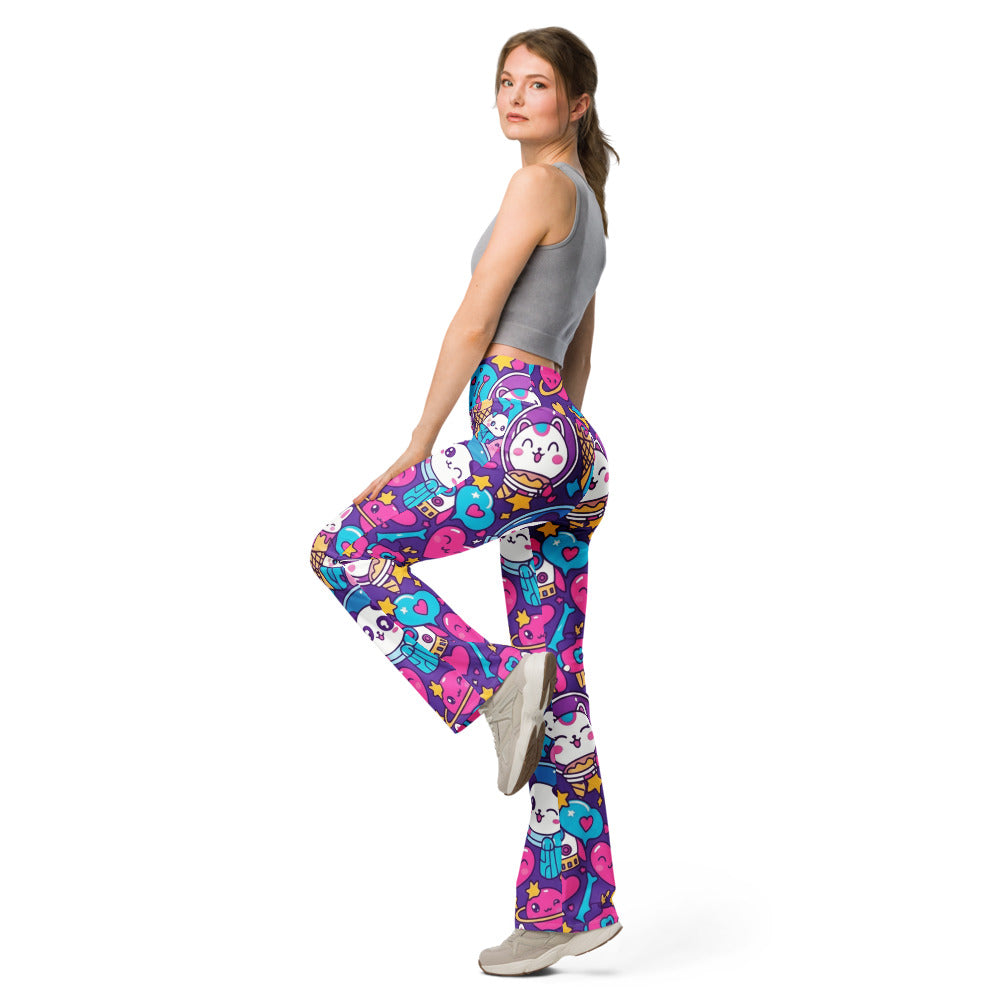 Flare leggings left view | GearBunch