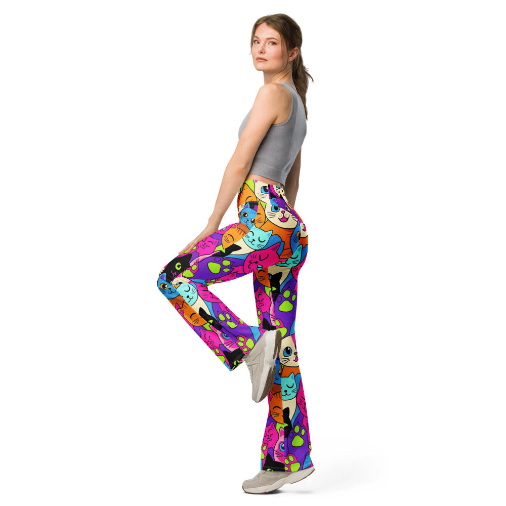 Flare leggings left view | GearBunch