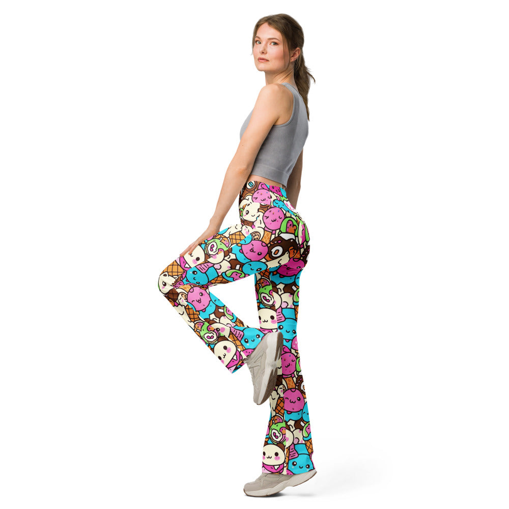 Flare leggings left view | GearBunch