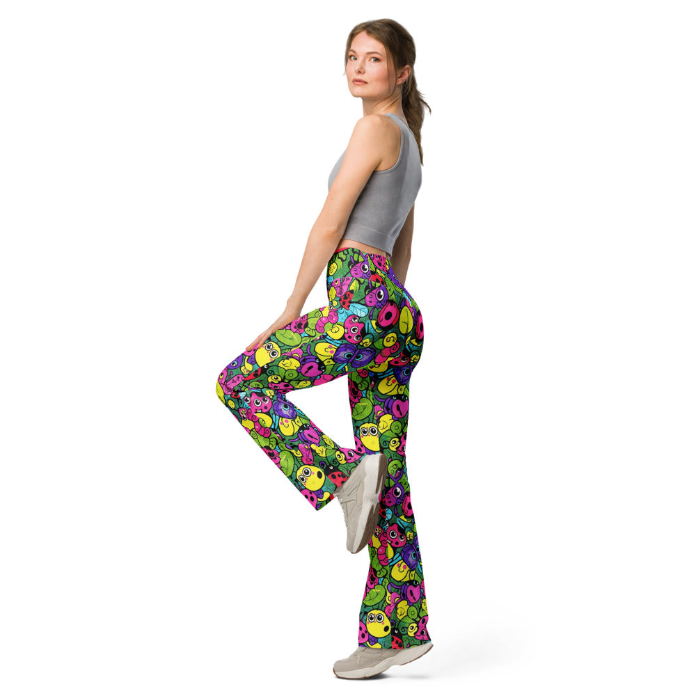 Flare leggings left view | GearBunch