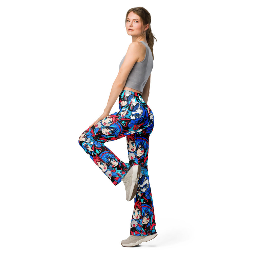 Flare leggings left view | GearBunch