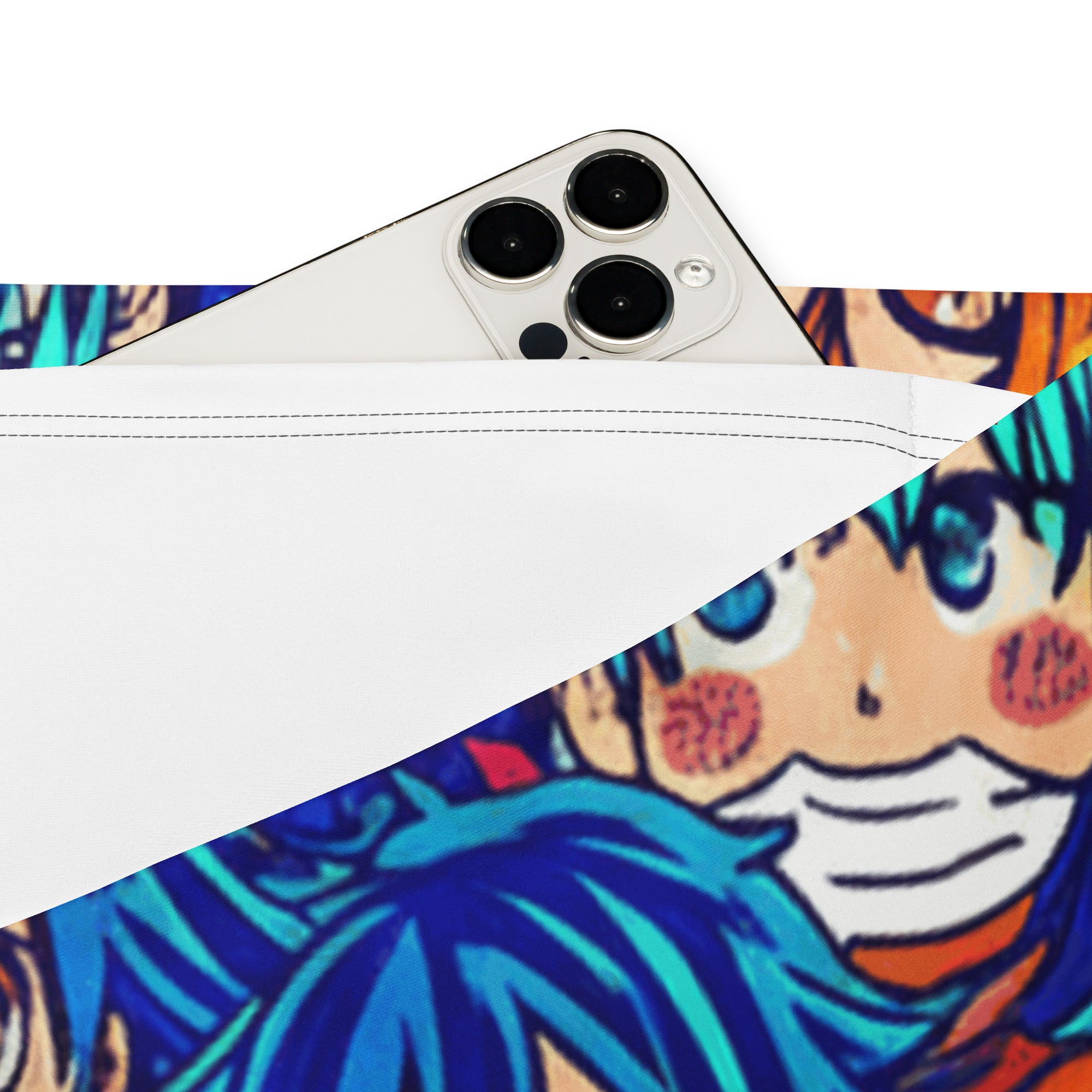 Anime Ocean Wave Flare Leggings | GearBunch