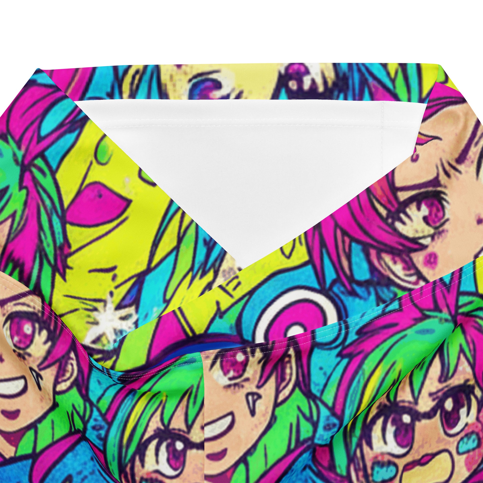 Neon Tokyo Anime Collage Flare Leggings | GearBunch