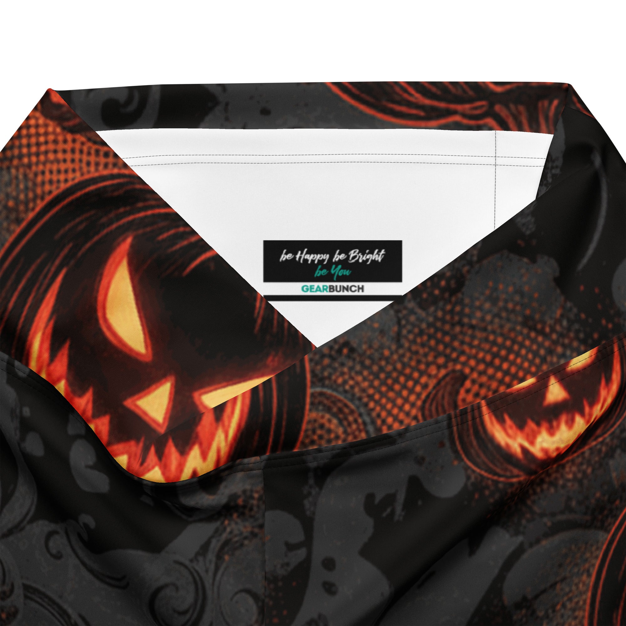 Carved Jack-o-Lantern Glow Flare Leggings | GearBunch