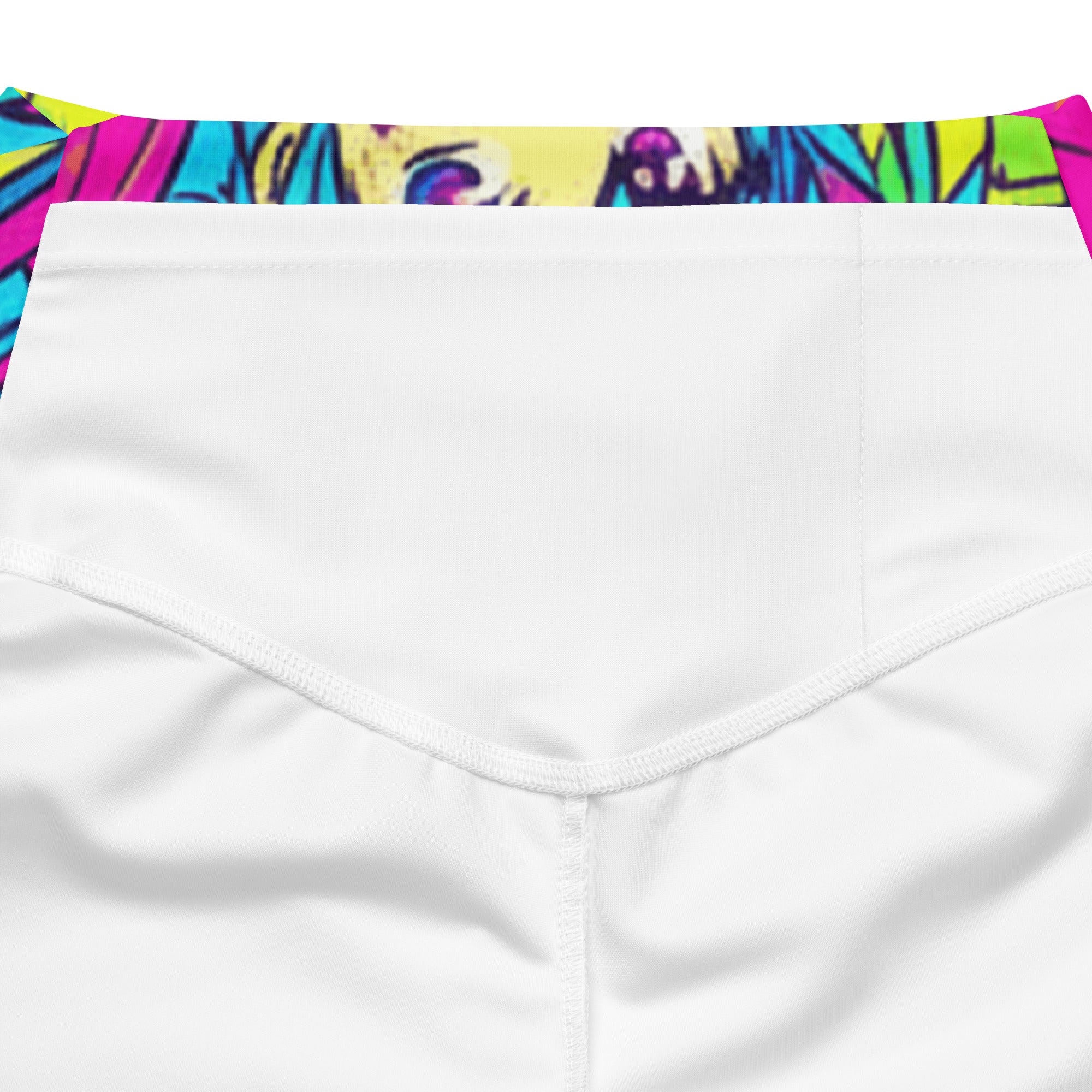 Neon Tokyo Anime Collage Flare Leggings | GearBunch